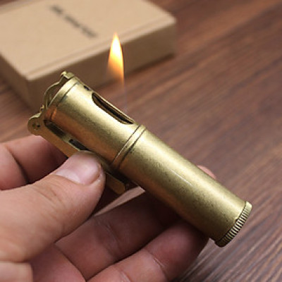 Vỏ Hột Quẹt Bật Lửa Xăng Đá Dolphin HY-686 Có Buồng Chắn Gió Tiện Lợi