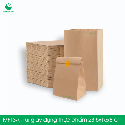 MFT3A - 23.5x15x8 cm - 500 Túi đựng thực phẩm - Túi đựng đồ ăn