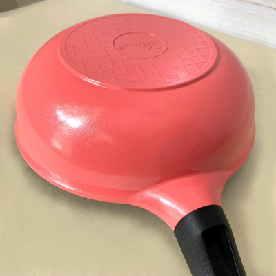 Chảo đúc chống dính vân đá Ecoramic Hàn Quốc cao cấp sâu lòng size 26cm - Hàng chính hãng