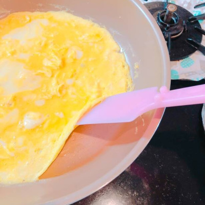 Thìa trộn bột làm bánh silicon Echo 29cm hàng nội địa Nhật Bản (#Made in Japan)