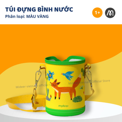 Bình nước giữ nhiệt cho bé có ống hút, quai đeo đi học Mideer Vacuum Insulated Bottle