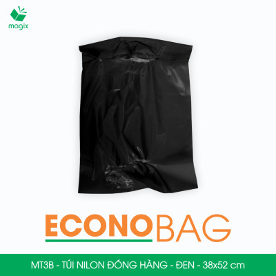 MT3 - 38x52 cm - Túi nilon TIẾT KIỆM gói hàng - 500 túi niêm phong đóng hàng