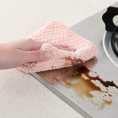 Sét 20 khăn lau 2 mặt siêu thấm- Khăn lau không phai màu không rụng sợi- nhanh khô- Khăn lau bếp, khăn lau kính, lau bát lau tay