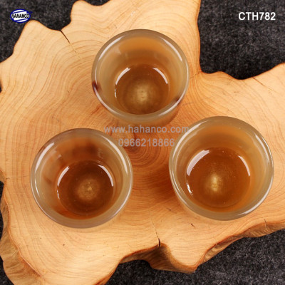 Chén sừng Trâu và bò Châu phi /uống Trà /R.ư.ợ.u (CTH782) thanh lọc giải độc và nhiệt cho cơ thể