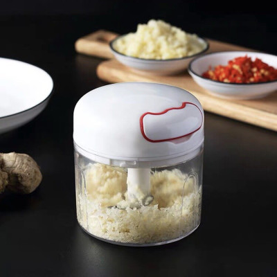 Máy Xay Tỏi Ớt Cầm Tay Mini - Dụng Cụ Xay Tỏi, Ớt Dây Rút Tiện Lợi