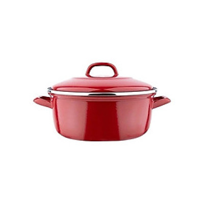 Nồi Tráng Men BK Indigo - Màu Đỏ - 20/26cm 