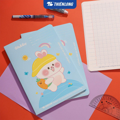Combo 10 Tập học sinh 48 trang 5 ô ly vuông 2.5mm chấm kẻ 2/3 100gsm NB-116 Thiên Long - Mẫu ngẫu nhiên