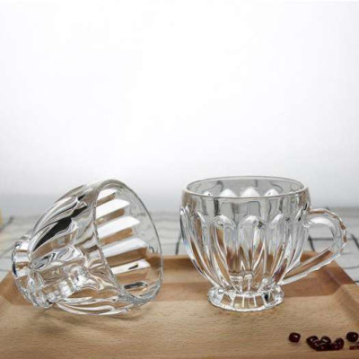Bộ 6 Cốc Thủy Tinh Có Quai Uống Trà, Uống Cà Phê Hoặc Uống Gì Cũng Được