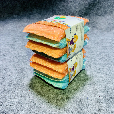 Combo 8 Miếng Rửa Chén Nhỏ Bằng Mouse Bọc Lưới Cao Cấp