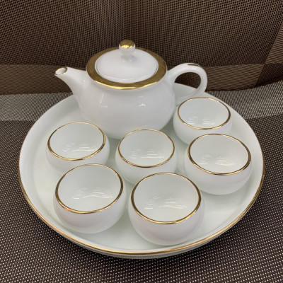 BỘ TRÁCH SỨ PHA TRÀ TRUYỀN THỐNG KÈM KHAY TRÒN - ANTH628