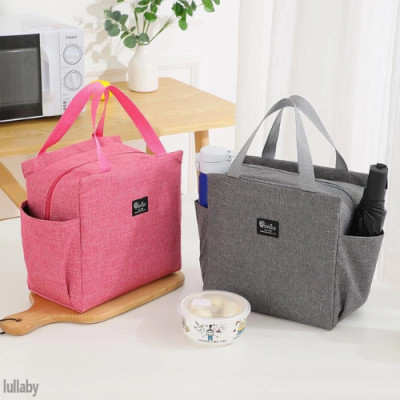 Túi Giữ Nhiệt Đựng Hộp Cơm Trưa Văn Phòng, Túi Đựng Hộp Cơm Thực Phẩm Đa Năng Có Ngăn Chứa Chai Nước 2 Bên - HÀNG CHÍNH HÃNG MINIIN