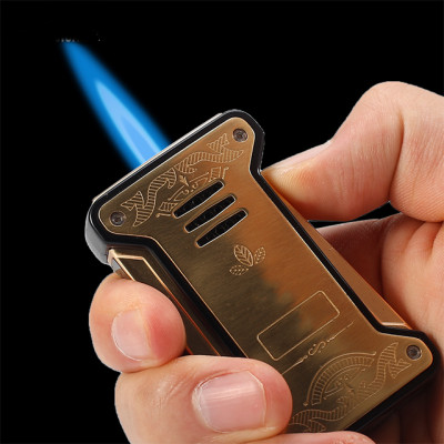 Vỏ Hột Quẹt Bật Lửa Khò 1 Tia Cực Mạnh Jifeng JF-092 Đẹp Độc Lạ Nhiều Màu - Dùng Gas Cao Cấp