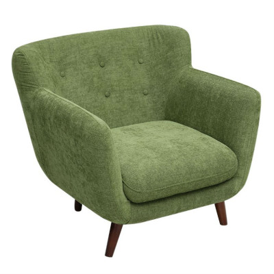 Sofa Nỉ Đơn Juno Sofa V9.SF03/V1 - Xanh Rêu (90 x 80 cm)