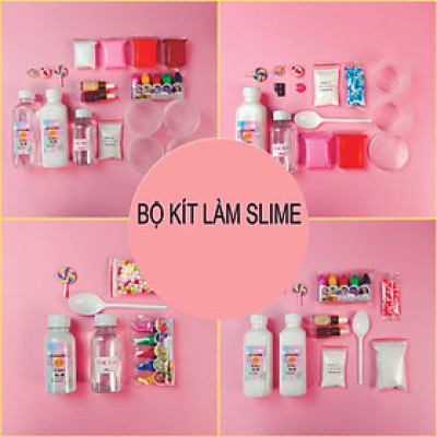 Tổng hợp bộ kit làm slime giá rẻ cho học sinh