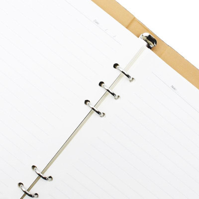 Sổ Bìa Còng Business A5 Kẻ Ngang 200 Trang 70gsm - Hồng Hà 9229 - Màu Nâu