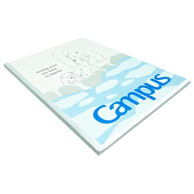 Combo 5 Tập Polar Bear - B5 Kẻ Ngang Có Chấm 80 Trang ĐL 70g/m2 - Campus NB-BPBE80 (Mẫu Màu Giao Ngẫu Nhiên)