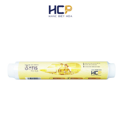 Combo 4 Lõi Màng Bọc Thực Phẩm PE SATIS 30cm x 100m Không Chứa Chất Phụ Gia Gây Hại Sức Khỏe Dùng Được Cho Lò Vi Sóng