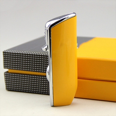 Bộ Set Phụ Kiện 2 Món HB-528 Gồm Vỏ Hột Quẹt Bật Lửa Gas Khò 3 Tia Mạnh Mẽ + Cắt Sắc Bén - Nhiều Màu