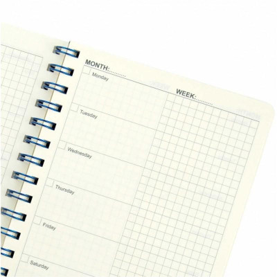Sổ kế hoạch lò xo kép Planner KLONG A5 200 trang 72,4/76; MS: 945