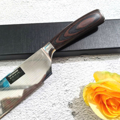 DAO - DAO BẾP NHẬT BẢN USUBA THÉP DAMASCUS MÃ A2 DT125 nt topcoomshop vn