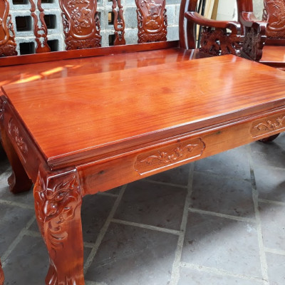 Bộ bàn ghế salon gỗ Tràm Tay 12 Đỉnh Hổ Phù 