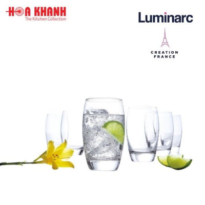Ly Uống Nước Thủy Tinh Luminarc Salto 350ML - G2560 - Bộ 6 ly