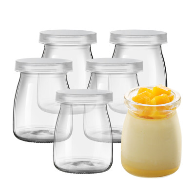 Combo 12 hũ thủy tinh làm sữa chua, bánh flan, caramen