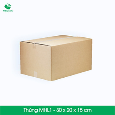 MHL1 - 30 x 20 x 15 cm - 10 Thùng hộp carton trơn