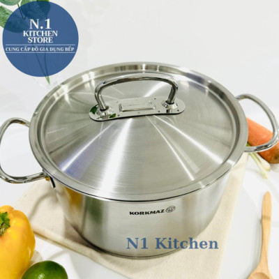 Nồi inox cao cấp Korkmaz Proline 6.2 lít - A1162 - Hàng Chính Hãng