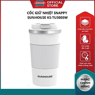 Cốc giữ nhiệt Snappy 500 ml Sunhouse KSTU500