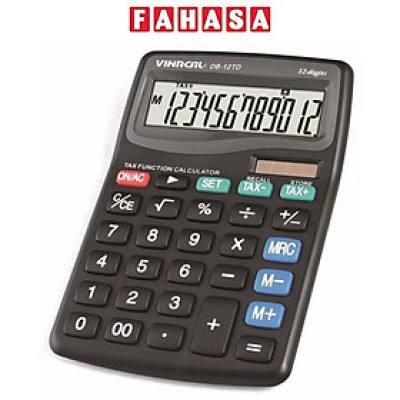 Máy Tính Vinacal DB-12TD - Màu Đen