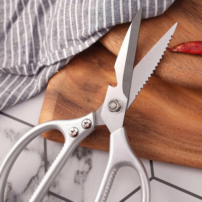 Kéo Thép Đa Năng Nhật Bản, Size Lớn, Chất Liệu Thép Cao Cấp Không Gỉ Kéo Cắt Gà Kéo Nhà Bếp Cắt Vải Cắt Giấy - Giao Màu Ngẫu Nhiên