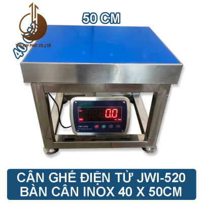 Cân Điện Tử Chống Nước - Mặt Bàn Cân Inox 400x500MM