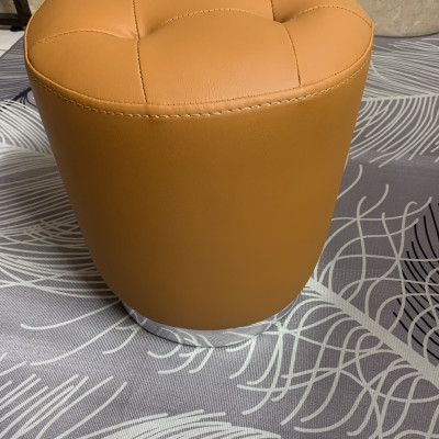 Sofa đôn tròn Juno sofa màu cam đất