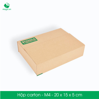 M4 - 20x15x5 cm - 25 Thùng hộp carton đóng hàng
