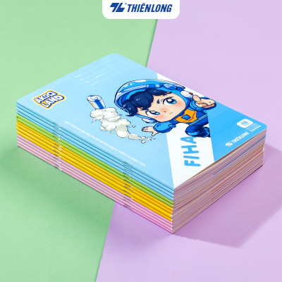 Tập học sinh 48 trang 4 ô ly vuông 2.5mm 100gsm Thiên Long - Akooland thế giới học cụ thần kỳ - Mẫu ngẫu nhiên