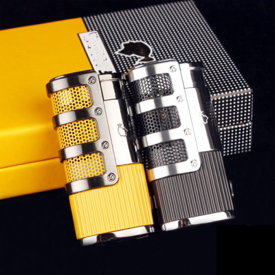 Vỏ Hột Quẹt Bật Lửa khò 3 Tia Mạnh Mẽ COB 938 Có Lỗ Đục Cao Cấp