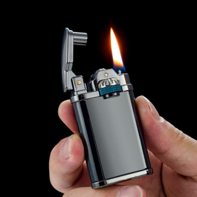 Vỏ Hộp Quẹt Bật Lửa Xăng Bấc Đá Chief CF227 Thiết Kế Đẹp Độc Lạ Tiện Dụng - Dùng xăng bấc đá cao cấp