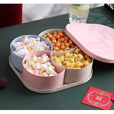 KHAY ĐỰNG MỨT TẾT NHẬT NHIỀU NGĂN KIỂU DÁNG ĐỰNG ĐƯỢC NHIỀU BÁNH KẸO TRÁI CÂY GỌN NHẸ