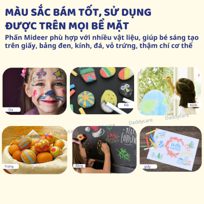 Phấn Viết Bảng Mideer Cho Bé Không Bụi, Đồ Dùng Học Tập