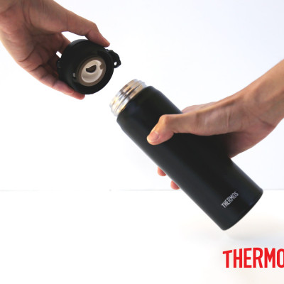 Bình giữ nhiệt Nhật Bản inox Thermos nút bấm 500ml JNL 502 SBR (JNL - 500/2) - Hàng chính hãng