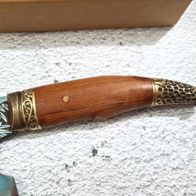 DAO BẾP - DAO THÁI CHẶT HOA VĂN HỔ DT150 ĐỘC 6996 topcomshop vn