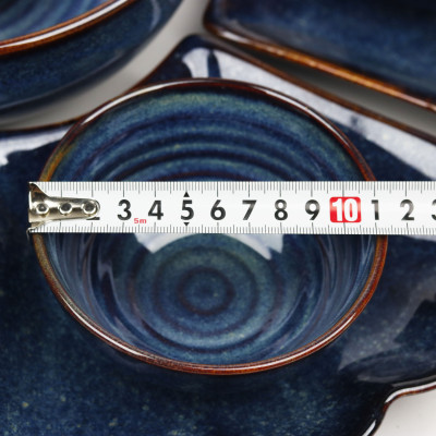 Bộ bát cơm Bát Tràng men hỏa biến cao cấp - Khử sạch kim loại nặng - 11.5cm