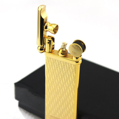 Vỏ Hột Quẹt Bật Lửa Xăng Đá Kiểu Dáng Nhật Mr.Smoke MR-208  Siêu Mỏng Cao Cấp