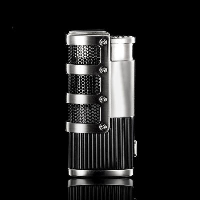 Vỏ Hột Quẹt Bật Lửa Khò 3 Tia kèm đục Jobon ZB-938 thiết kế đẹp độc lạ - dùng gas cao cấp