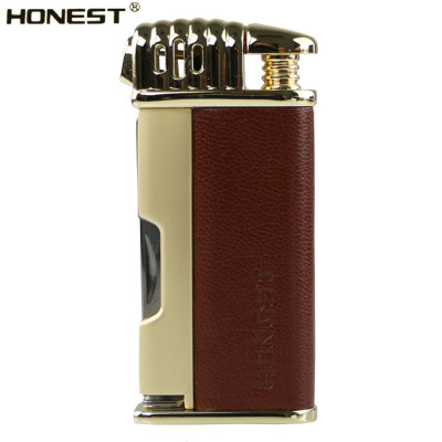 Vỏ Hột Quẹt Bật Lửa Kiêm Bộ Dụng Cụ Đa Năng Honest BCZ-381 Thiết Kế Đẹp Độc Lạ Lửa Cong - Dùng Gas Cao Cấp