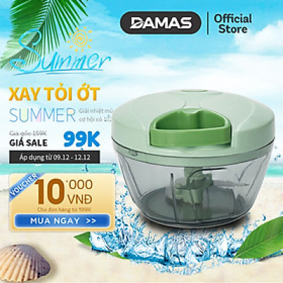 Dụng Cụ Xay Tỏi Ớt Cầm Tay Tiện Dụng DAMAS A363 - Hàng chính hãng