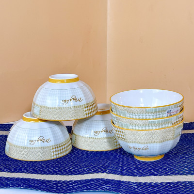 Bán Lẻ Bộ Bát Đĩa Gốm Sứ Cao Cấp Gosu Thổ Cẩm Mingliu