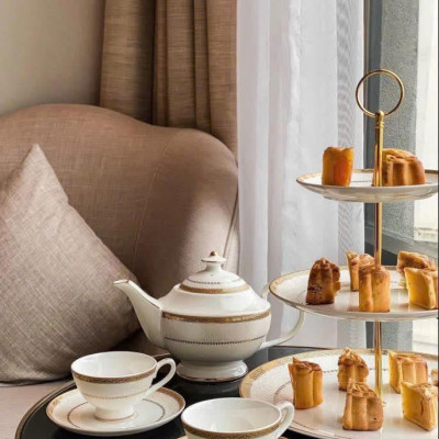 Bộ trà hoàng gia viền vàng Imperial Hàng chính hãng