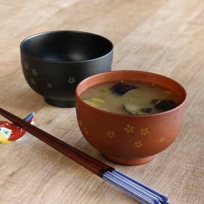 Chén cơm phong cách Nhật Bản  (Ø11×6.5cm) - Hàng nội địa Nhật Bản 